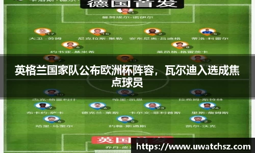 英格兰国家队公布欧洲杯阵容，瓦尔迪入选成焦点球员