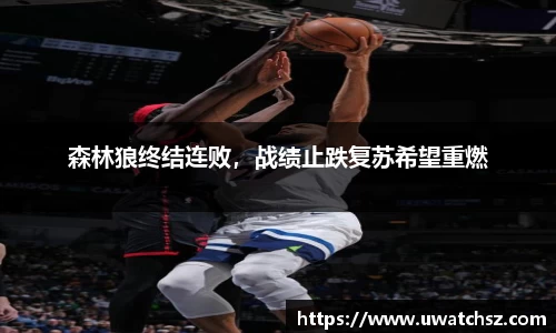 森林狼终结连败，战绩止跌复苏希望重燃