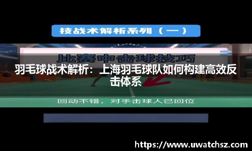 羽毛球战术解析：上海羽毛球队如何构建高效反击体系